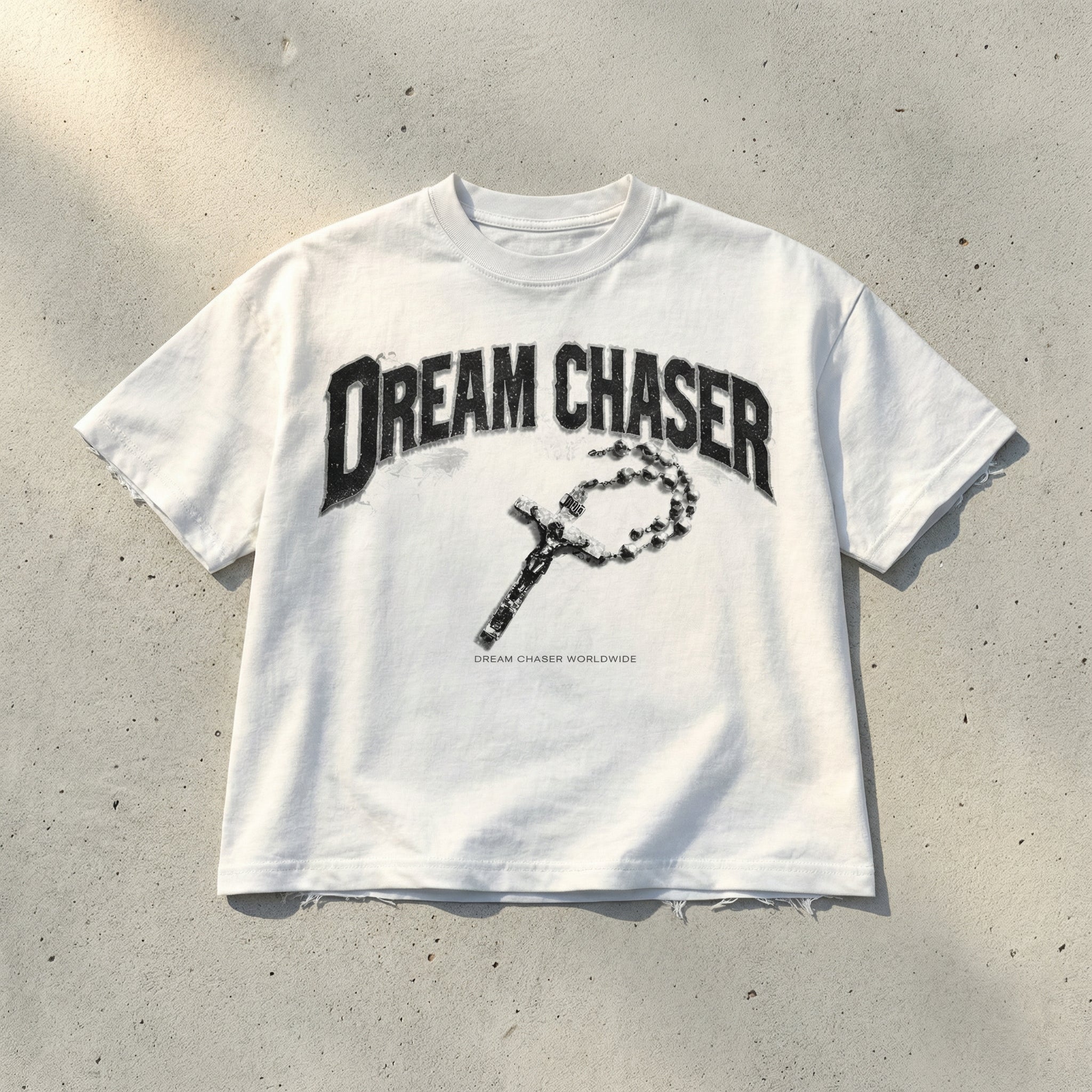 Dream Chaser Angel Tee - White