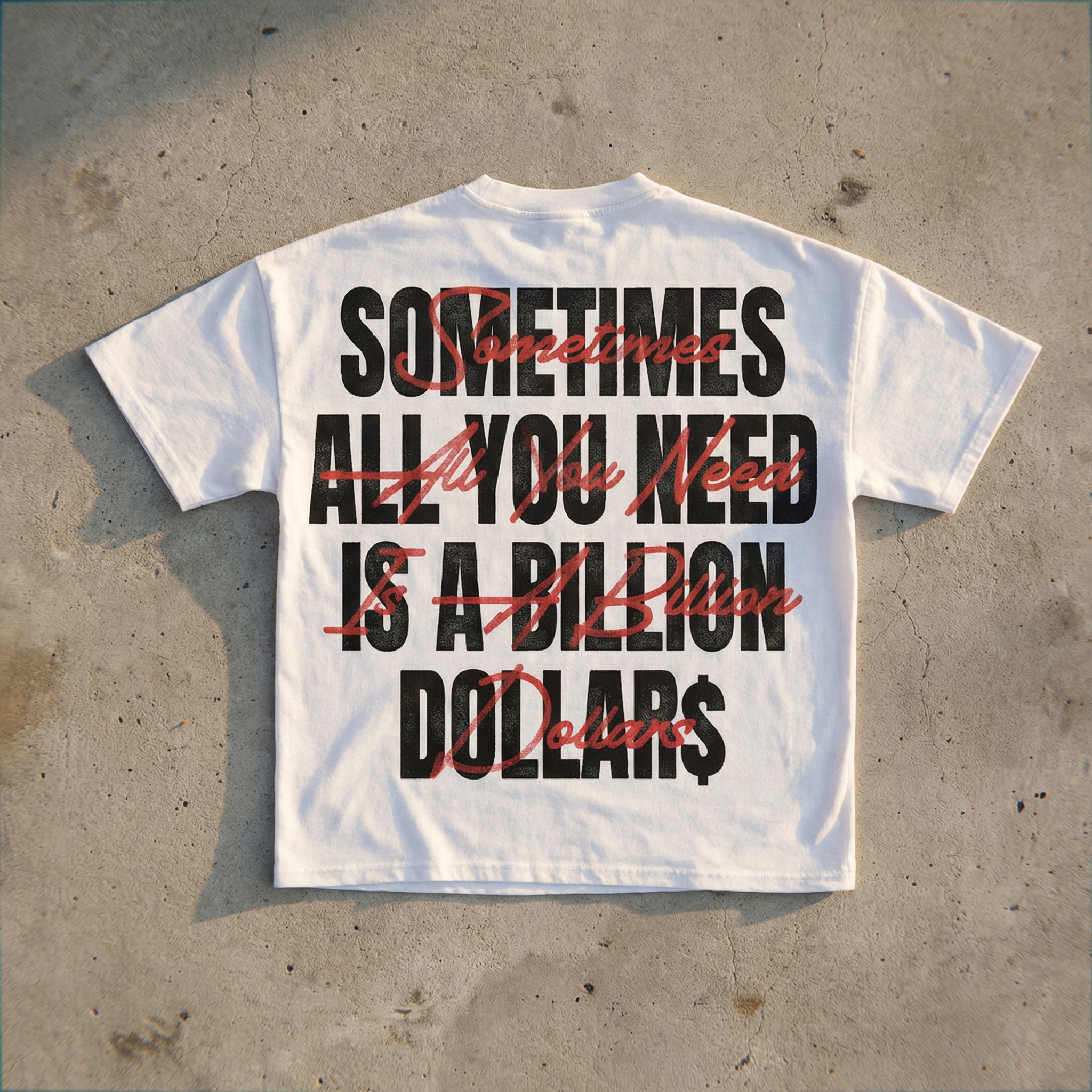 Billionaire Tee White